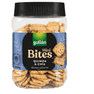 Gullon Mini Bites with Quinoa & Chia 250g