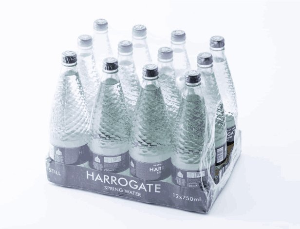 Harrogate Still Spring water 750ml x 12 glass bottles