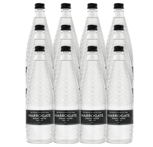 Harrogate Still Spring water 750ml x 12 glass bottles - Image 2