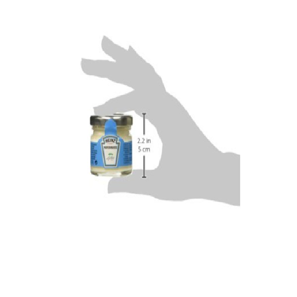 Heinz Portion Jar Mayonnaise, 33ml, (Carton of 80 Jars) - Image 2