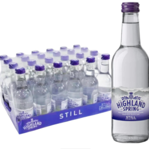 Highland Spring Still Water 330ml x 24 Glass bottles