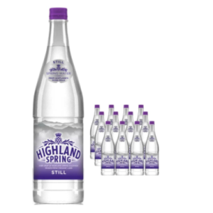 Highland Spring Still Water 750ml x 12 Glass bottles