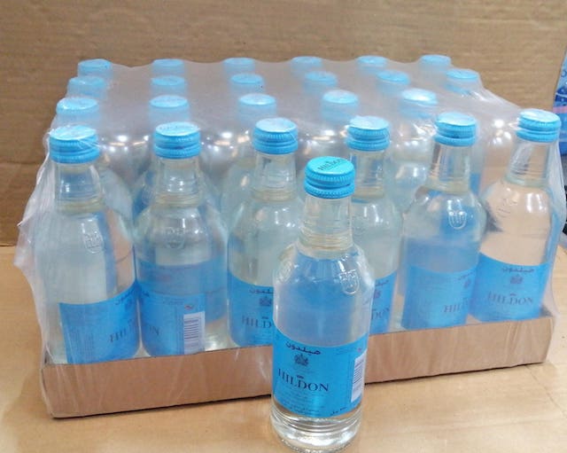 Hildon Natural Still Water 330 ml x 24 glass bottles
