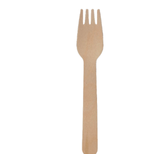 Hotpack disposable Wooden Fork Pack of 100 pcs