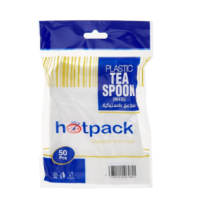 Hotpack Plastic Tea Spoon, Pack of 50 pcs