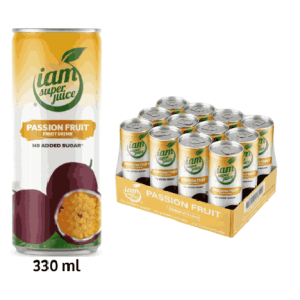 I am Superjuice Passion Fruit Juice 330 ml x 12 cans