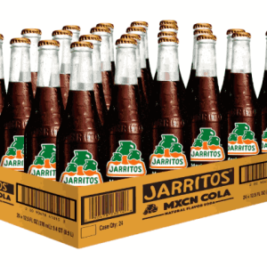 Jarritos Mexican Cola Natural Flavor Soda 370 ml x 24 glass bottles