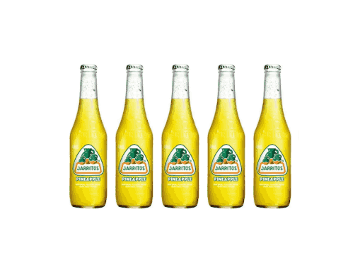 Jarritos Pineapple Natural Flavor Soda 370ml pack of 5