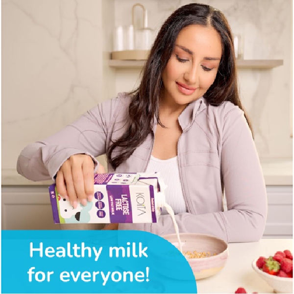 Koita Lactose Free Low Fat Milk 1L - Image 3