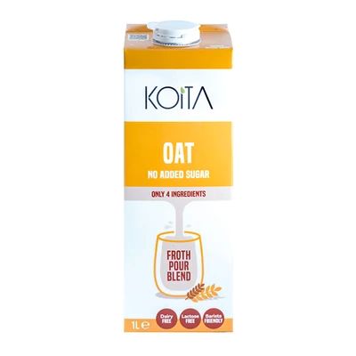 Koita Oat Milk 1L Made from Italian Oats, No Added Sugar, Vegan, Plant Based, Barista Friendly, Pack of 6 - Image 2
