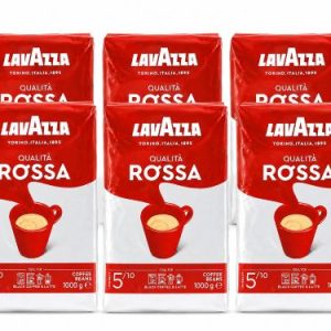 Lavazza Qualita Rossa Coffee Beans 1kg, Carton of 6 packs