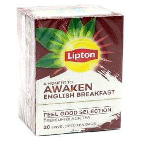 Lipton English Breakfast, 20 Envelope Teabags