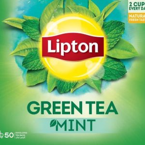 Lipton Green Tea Mint 50 Envelope Tea Bags
