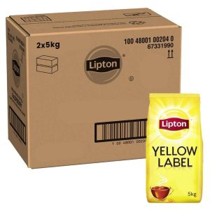 Lipton Loose Tea Powder Yellow label 5kg, Carton of 2 packs