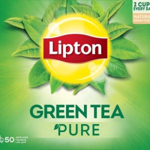 Lipton Pure Green Tea 50 Envelope Tea Bags