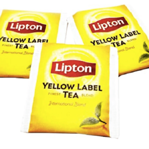 Lipton Yellow Label Black Tea Bags 100 envelopes Per Box
