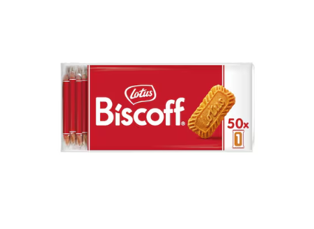Lotus Biscoff Individually Wrapped Biscuit 312g ( Pack of 50)