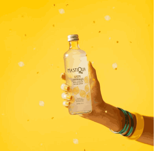 Mastiqua Lemonade Sparkling Water 330ml glass bottle ( pc) - Image 2