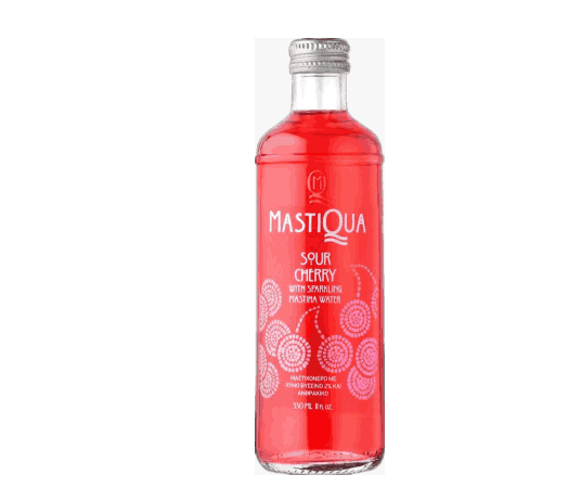 Mastiqua Sour Cherry Sparkling 330ml x 12 glass bottles - Image 3