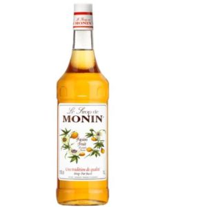 Monin Passion Fruit Syrup in Glass Bottle, 1L
