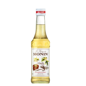 Monin Vanilla Syrup in Glass Bottle, 250 ml