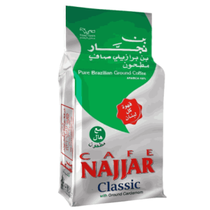 Najjar Pure Brazilian Classic Ground Coffee with Cardamom 450g