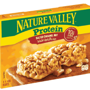 Nature Valley Protein Salted Caramel Bar, 40g x 4 bars