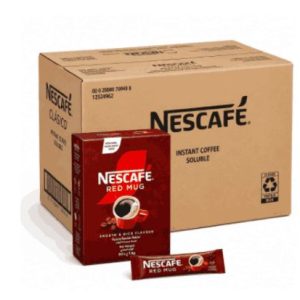 Nescafé Red Mug Coffee Sticks (1.8g x 50 sticks a box), 12 boxes a carton
