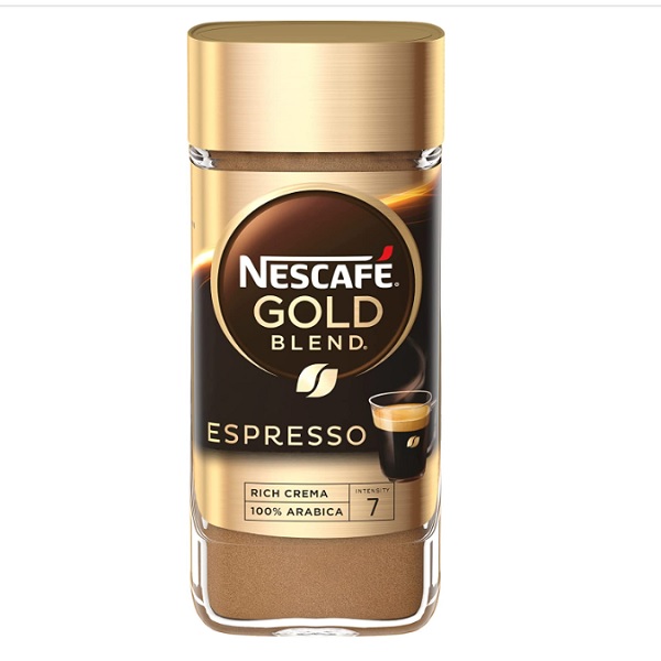 Nescafe Gold Espresso Instant Coffee, Italian Style Rich With Crema, Jar,95g