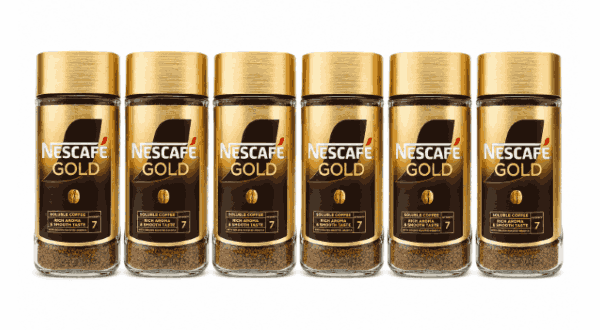 Nescafe Gold Instant Coffee, 200G ( Pack of 6)