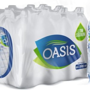 Oasis Still Water 500ml x 24 plastic bottles