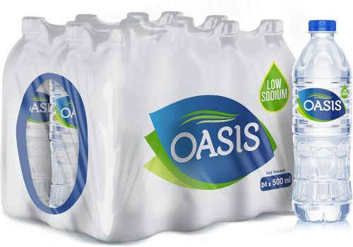 Oasis Still Water 500ml x 24 plastic bottles