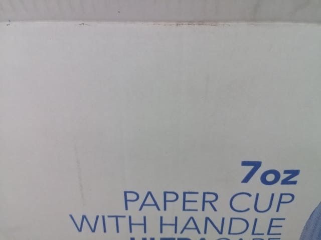 Paper Cup 7 Oz with handle 50 pc per pack 20 pack per carton - Image 3