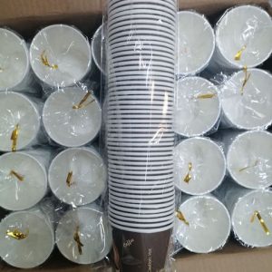 Paper Cup 7 Oz without handle 50 pc per pack, 20 pack per carton (1000 cups)