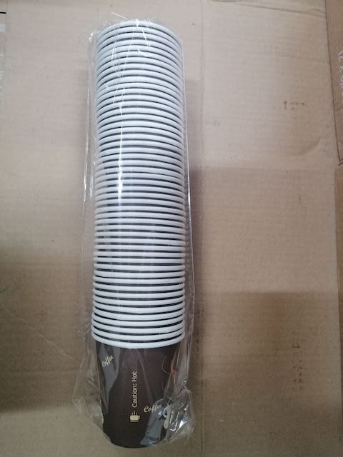 Paper Cup 7 Oz without handle 50 pc per pack, 20 pack per carton (1000 cups) - Image 2
