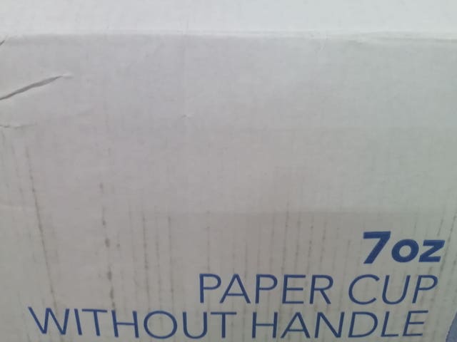 Paper Cup 7 Oz without handle 50 pc per pack, 20 pack per carton (1000 cups) - Image 3