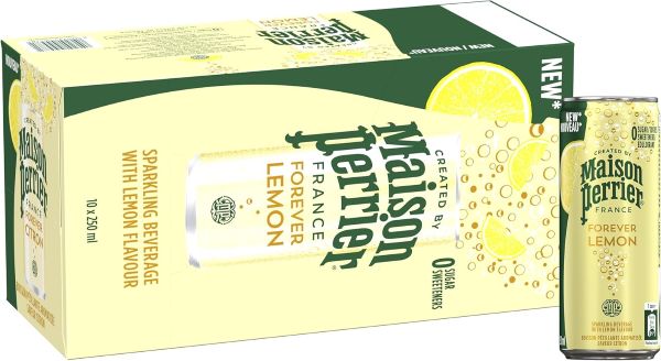Perrier Maison Forever Lemon Citrus Slim Can 250ml x 10 cans