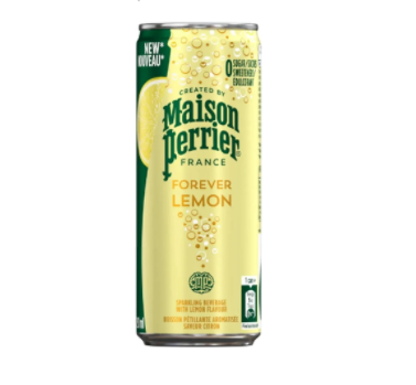 Perrier Maison Forever Lemon Citrus Slim Can 250ml x 10 cans - Image 2