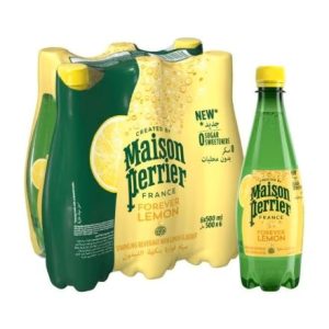 Perrier Maison Forever Lemon Citrus Sparkling Beverage 500ml x 6 plastic bottles
