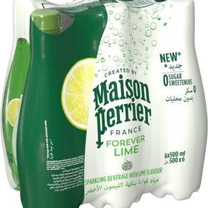 Perrier Maison Forever Lime Sparkling Beverage 500ml x 6 plastic bottles