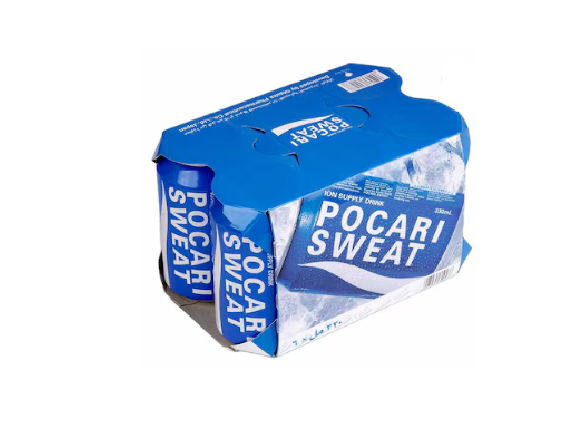 Pocari Sweat 330 ml Isotonic Drink,Pack of 6 Cans