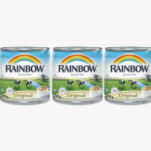 Rainbow Evaporated Milk Original 170g (Pack of 3)