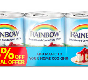 Rainbow Sweetened Condensed Milk 396g set of 3