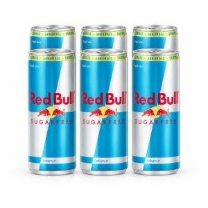 Red Bull Energy Drink Sugar free 250 ml x 6 cans Halal certified
