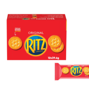 Ritz Original Crackers 39.6g x 12 packs a Box