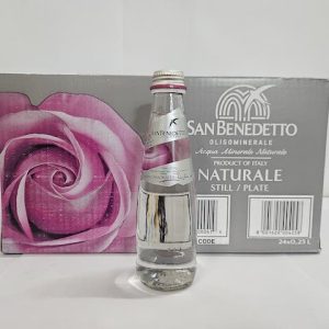 San Benedetto Still Mineral Water 250 ml x 24 glass bottles