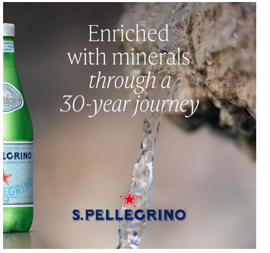 San Pellegrino Sparkling Water 1L Glass Bottle (pc) - Image 3