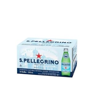 San Pellegrino Sparkling water 250ml x 24 glass bottles
