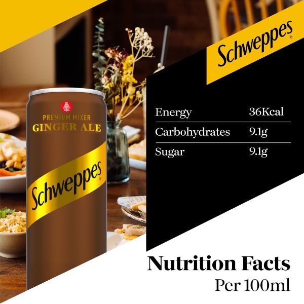 Schweppes Premium Ginger Ale 150ml x 10 cans