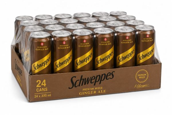Schweppes Premium Ginger Ale 300ml x 24 cans